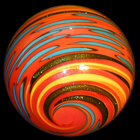 Hand made marble by Chuck Pound